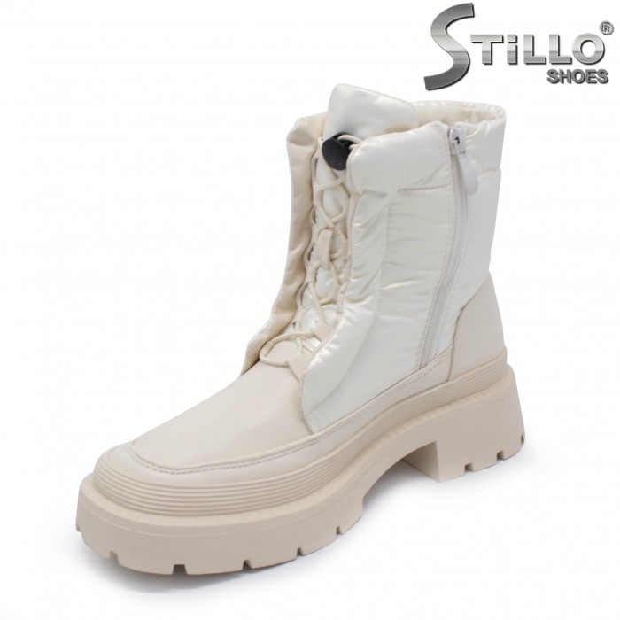 Apres-ski de dama de culoare bej – 38128