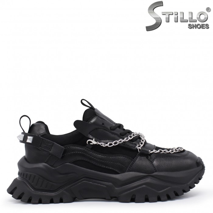 Sneakers dama cu lantisor si cu platforma – 38246