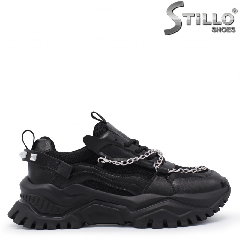Sneakers dama cu lantisor si cu platforma – 38246