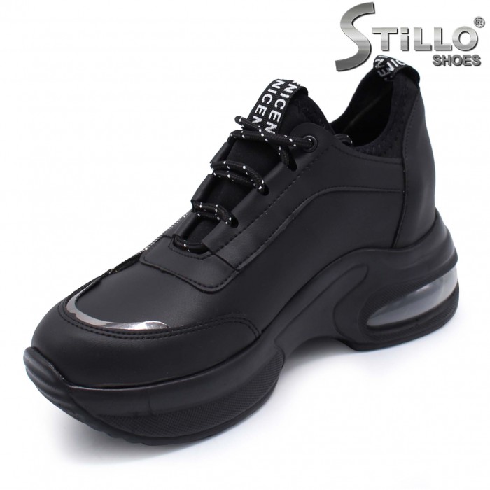 Pantofi de damă cu platformă cu imprimeu - 39609