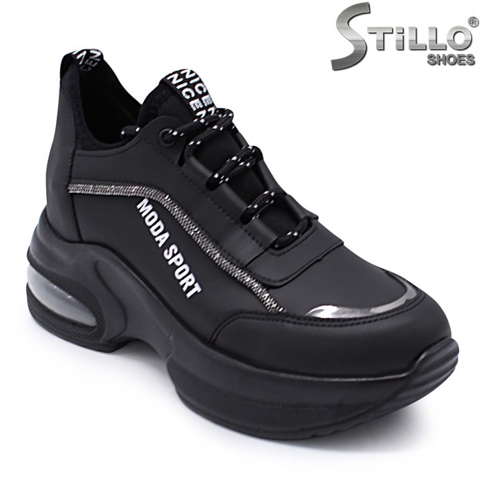 Pantofi de damă cu platformă cu imprimeu - 39609