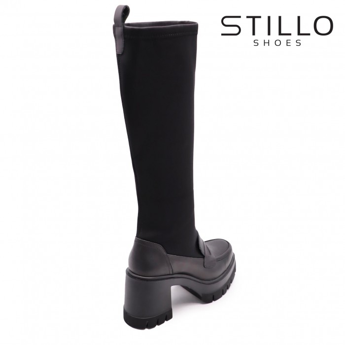 Cizme de dama din piele naturala si stretch – 45773 Cizme de dama din piele naturala si stretch – 45773