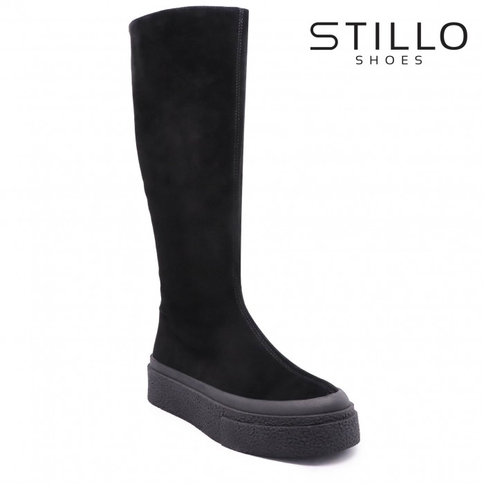 Cizme din piele intoarsa naturala cu talpa sport – 45810 Cizme din piele intoarsa naturala cu talpa sport – 45810