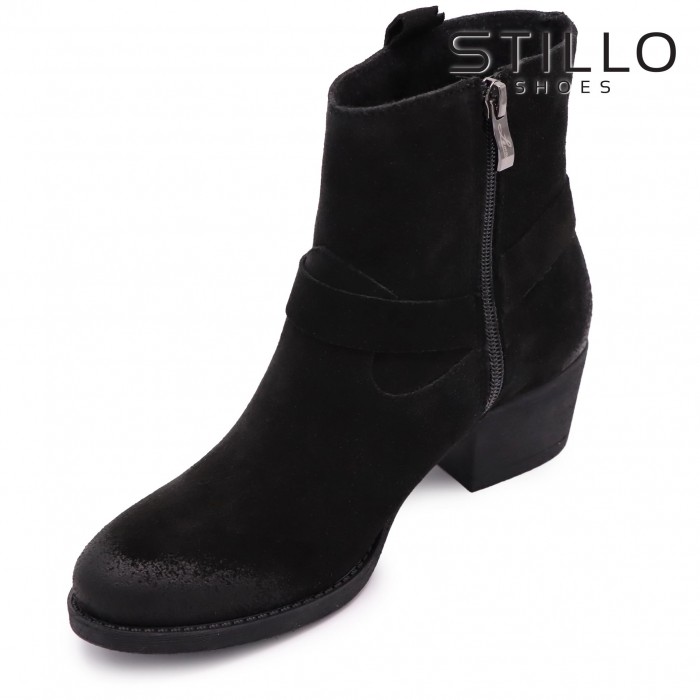 Ghete cowboy din nubuc pentru femei – 45931