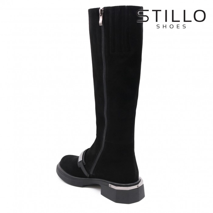 Cizme de dama din piele intoarsa naturala – 46048