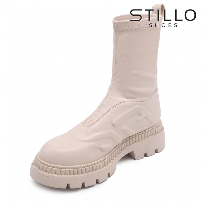 Botine dama cu soseta elastica – 46119 Botine dama cu soseta elastica – 46119