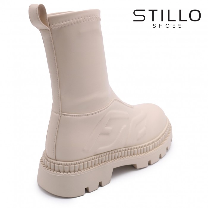 Botine dama cu soseta elastica – 46119 Botine dama cu soseta elastica – 46119