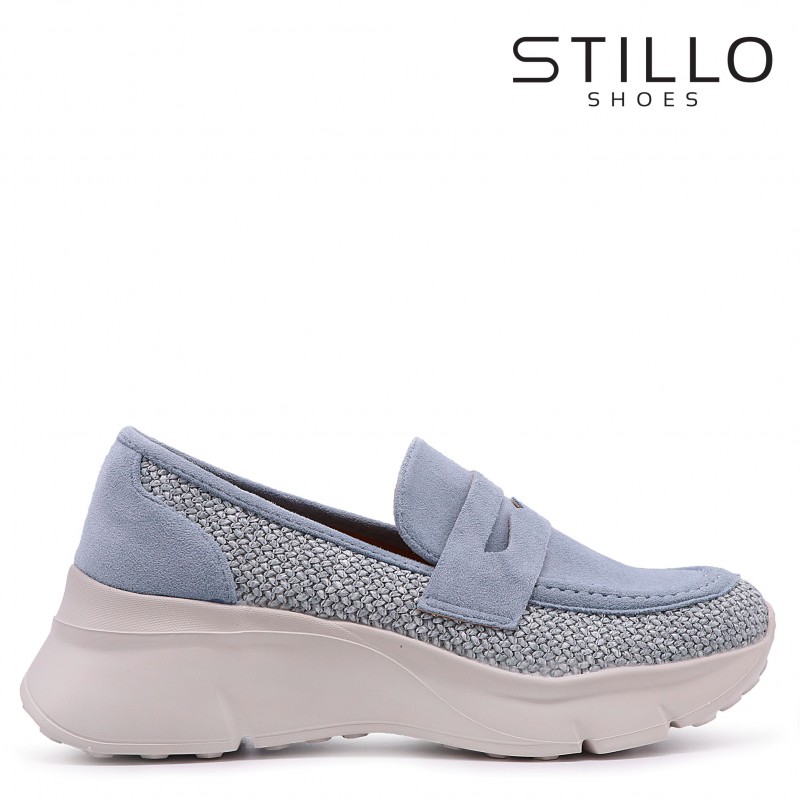 Mocasini dama albastru deschis- 46690