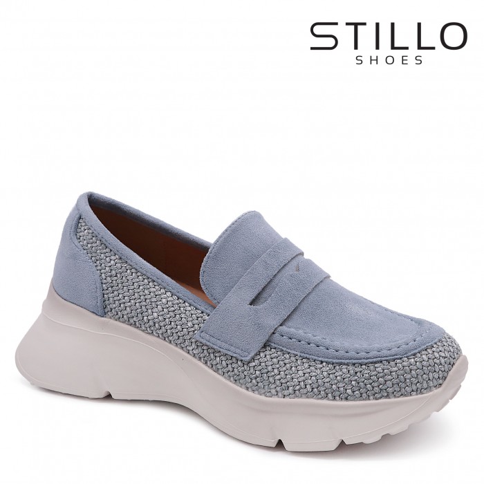 Mocasini dama albastru deschis- 46690