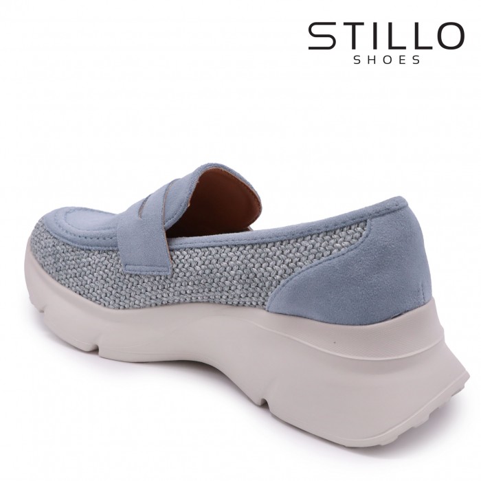 Mocasini dama albastru deschis- 46690