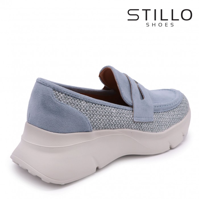 Mocasini dama albastru deschis- 46690