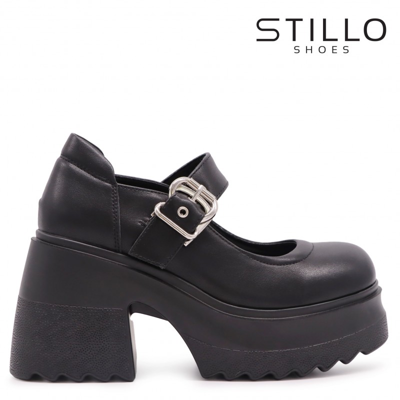 Pantofi de damă grunge cu platformă cu toc înalt - 46823