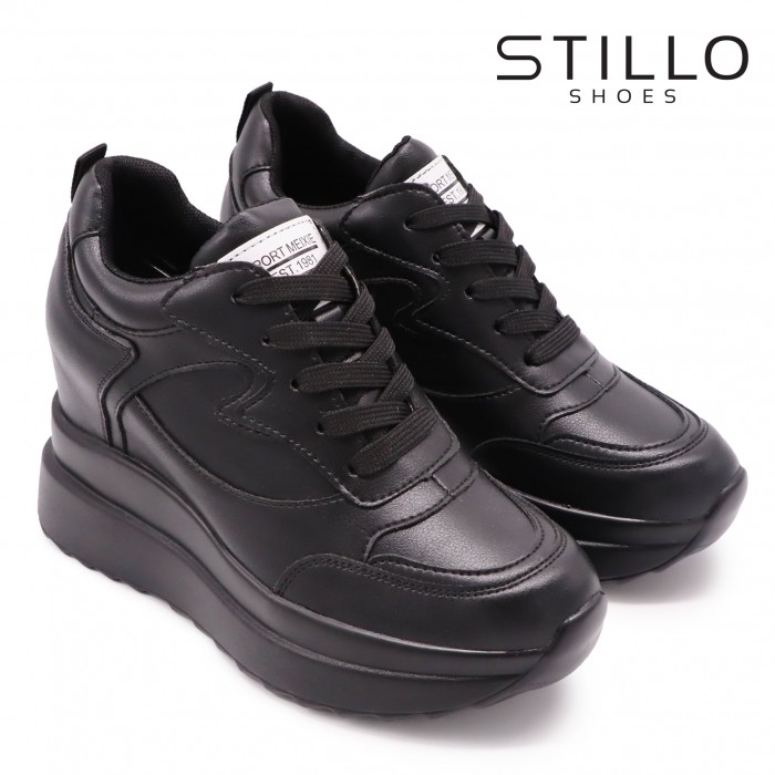 Sneakers cu platformă ascunsă - 46827