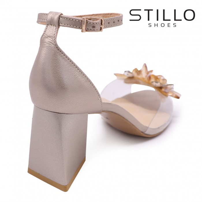Sandale de dama decorate cu flori - 47142 Sandale de dama decorate cu flori - 47142