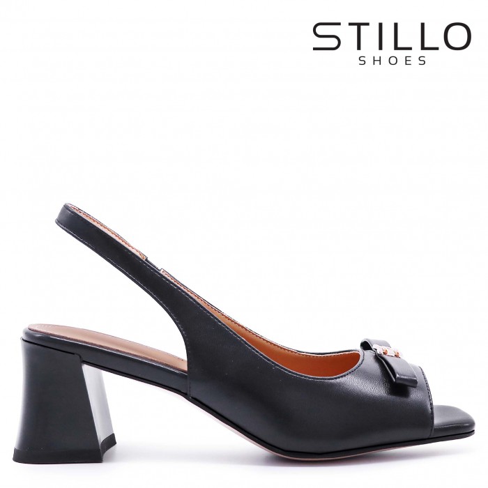 Sandale vegane cu toc mediu - 47621