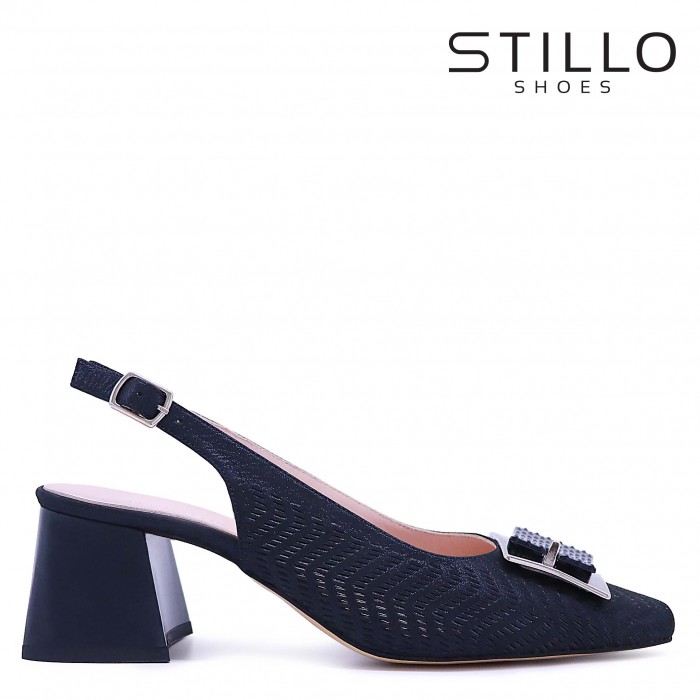 Sandale de damă cu toc si perforate- 47648