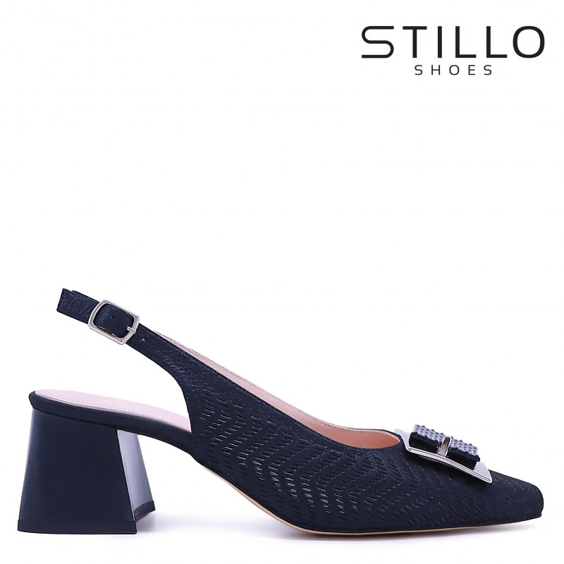 Sandale de damă cu toc si perforate- 47648
