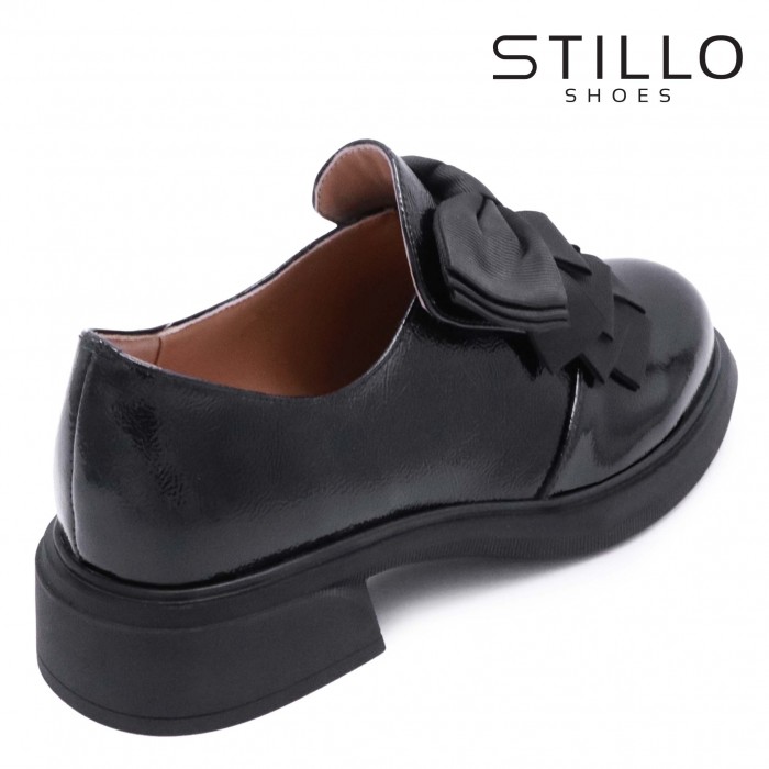 Pantofi dama cu toc jos și papion - 48359 Pantofi dama cu toc jos și papion - 48359