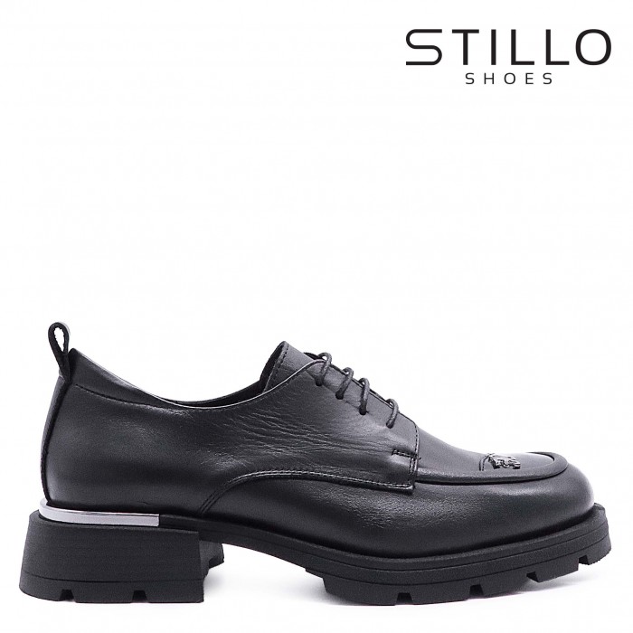 Pantofi dama  stil grunge cu șireturi - 49098