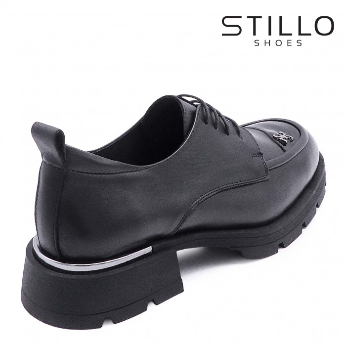 Pantofi dama stil grunge cu șireturi - 49098 Pantofi dama stil grunge cu șireturi - 49098