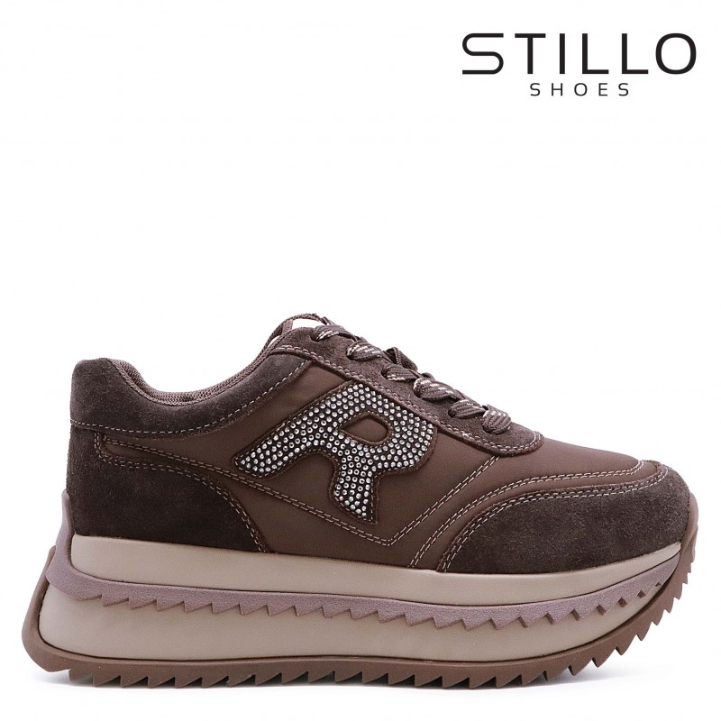 Sneakers dama  maro decorati  cu pietre - 49104
