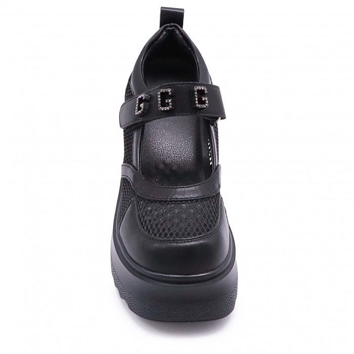 Pantofi de vară pentru femei cu toc și platformă - 49329