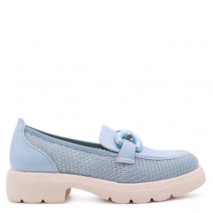 Mocasini albastru deschis pentru femei -49394