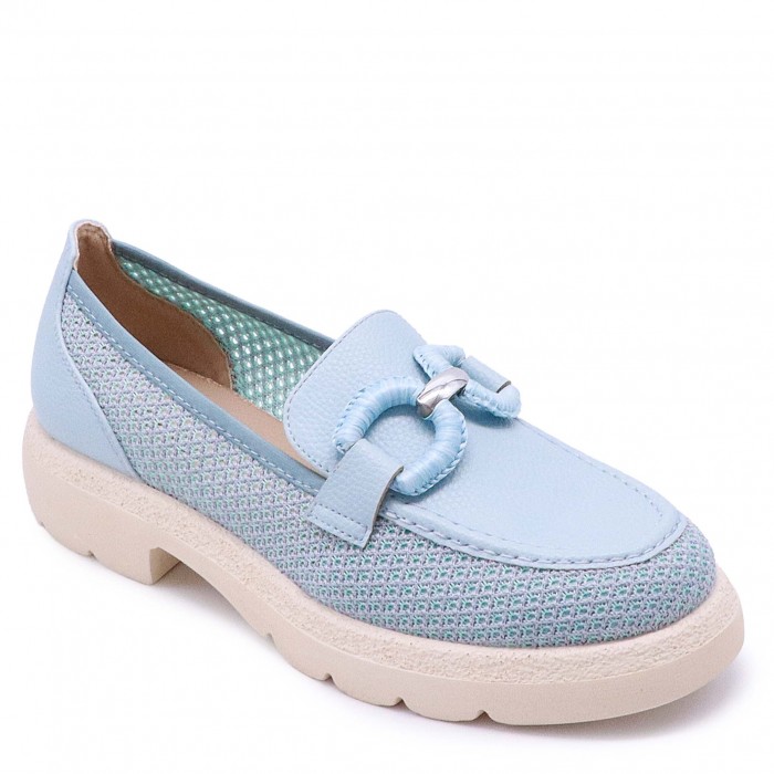 Mocasini albastru deschis pentru femei -49394