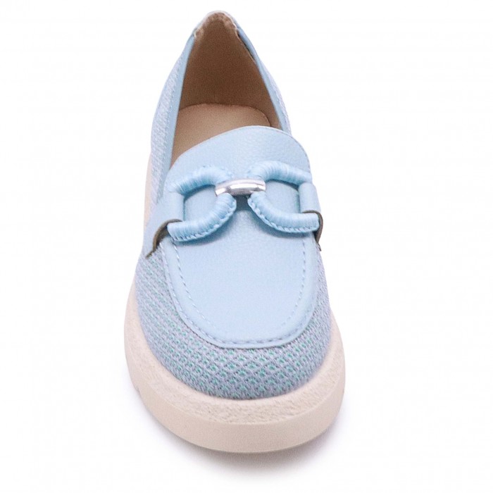 Mocasini albastru deschis pentru femei -49394