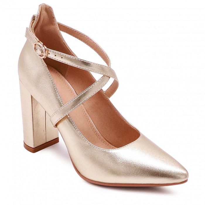 Pantofi dama eleganți aurii - 49468 Pantofi dama eleganți aurii - 49468