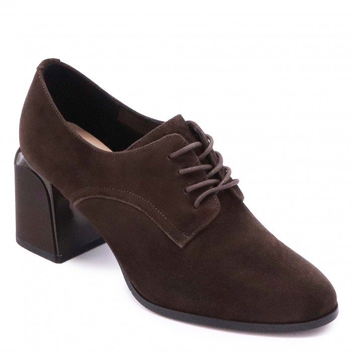 Pantofi cu șireturi maro închis– 50130