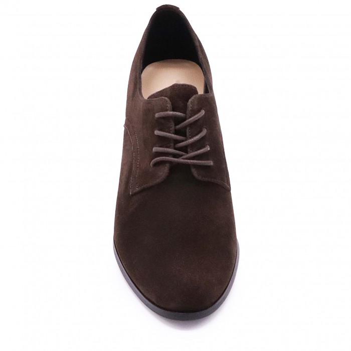 Pantofi cu șireturi maro închis– 50130