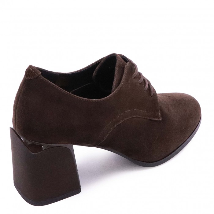 Pantofi cu șireturi maro închis– 50130