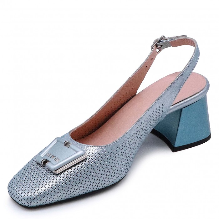 Pantofi decupati albastru perlat – 50169 Pantofi decupati albastru perlat – 50169