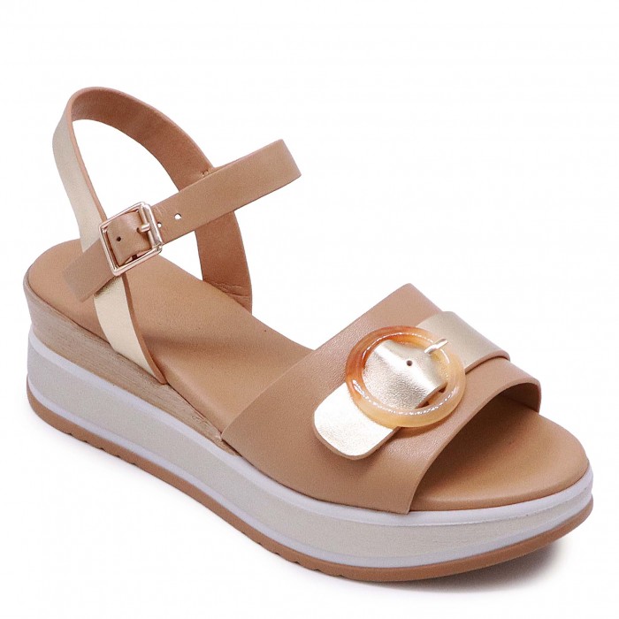 Sandale casual de culoare camel – 50195 Sandale casual de culoare camel – 50195