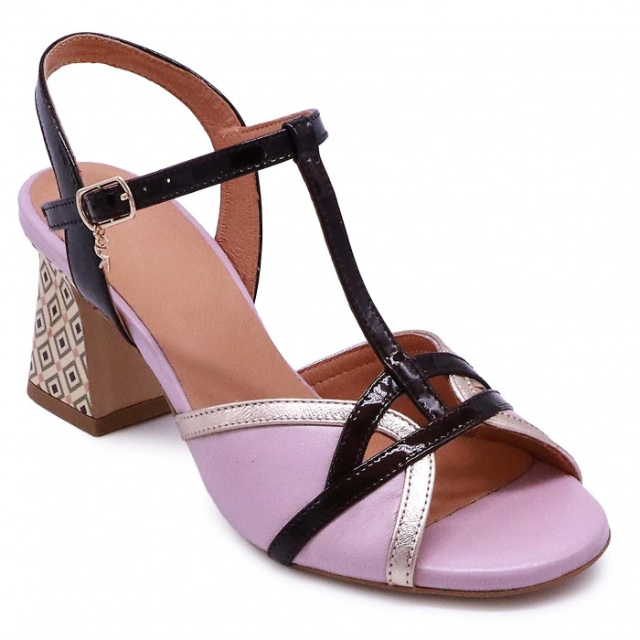 Sandale elegante cu toc sculptat - 50234 Sandale elegante cu toc sculptat - 50234