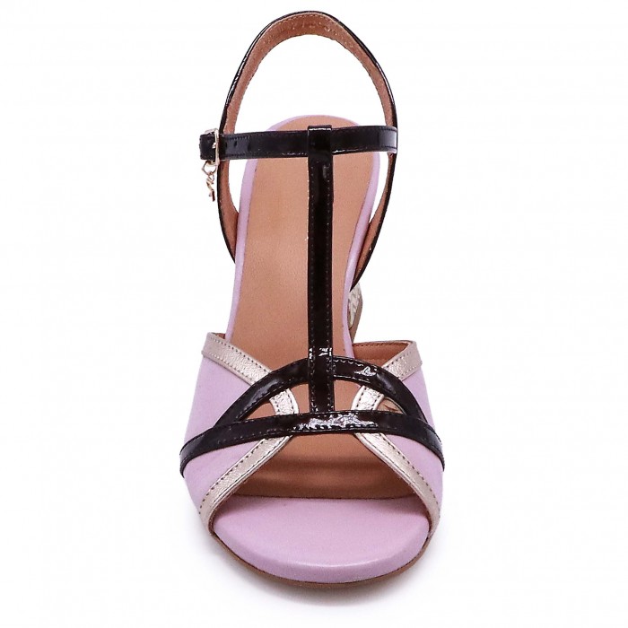 Sandale elegante cu toc sculptat - 50234 Sandale elegante cu toc sculptat - 50234