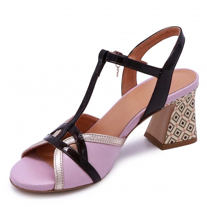 Sandale elegante cu toc sculptat - 50234 Sandale elegante cu toc sculptat - 50234