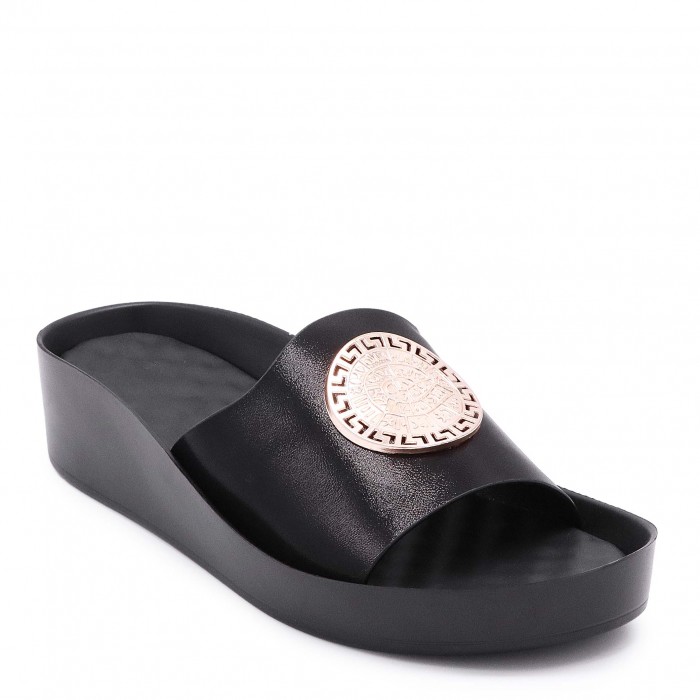 Papuci de damă cu cataramă rotundă – 50393