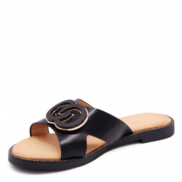 Papuci casual cu toc jos și cataramă atrăgătoare – 50454 Papuci casual cu toc jos și cataramă atrăgătoare – 50454
