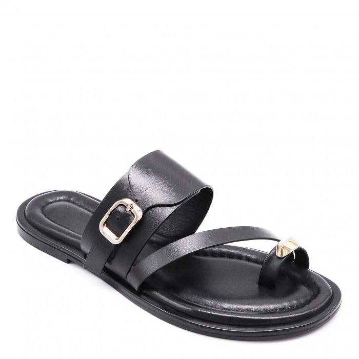 Papuci casual pentru femei din piele naturală – 50469