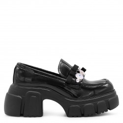 Mocasini grunge cu platformă și toc - 50780
