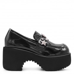 Mocasini grunge spectaculoși cu tocuri și platformă- 50782
