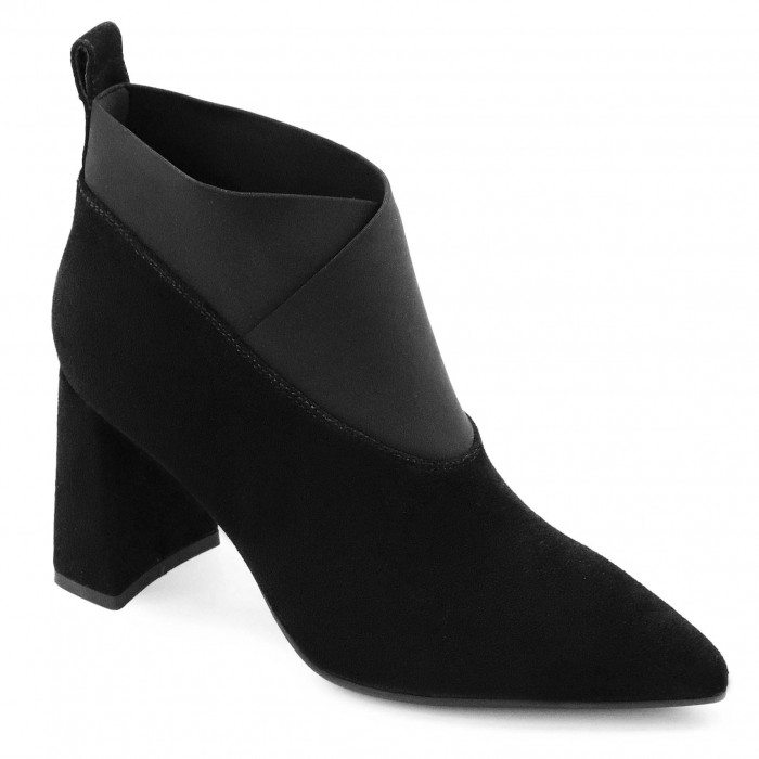 Ghete din piele naturală cu toc si cu elastic – 50788