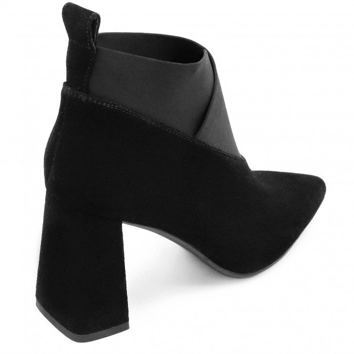 Ghete din piele naturală cu toc si cu elastic – 50788