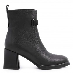 Ghete cu toc din piele naturală pentru femei– 50922