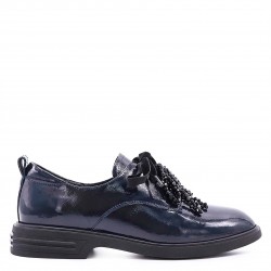 Pantofi de damă albastru închis din piele naturală lăcuită – 51121 Pantofi de damă albastru închis din piele naturală lăcuită – 51121